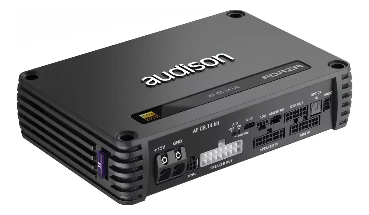 Módulo Amplificador com Processador Audison FORZA AFC8 14bit Tech Audio Pró