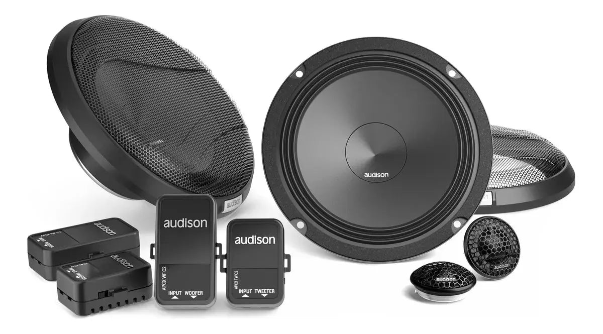 Kit duas vias Audison APK 165 6" Tech Audio Pró