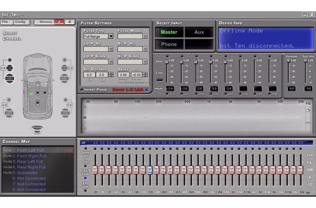 Processador Audison Bit 9 Control Tech Audio Pró