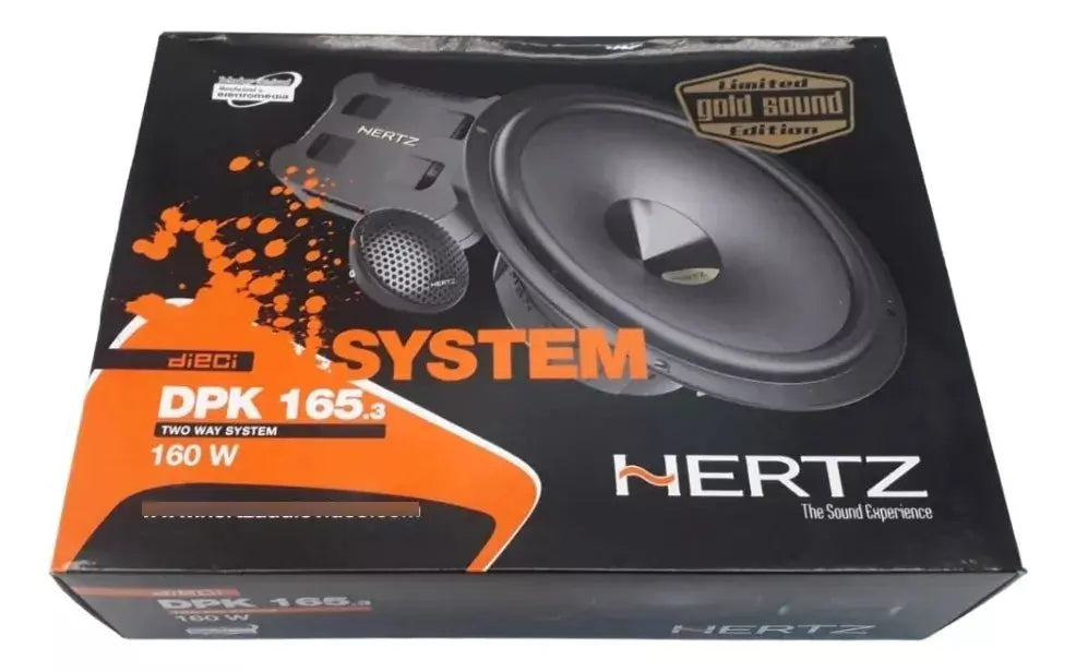 Kit duas vias hertz 6pol Gold DPK165.3 Minha loja