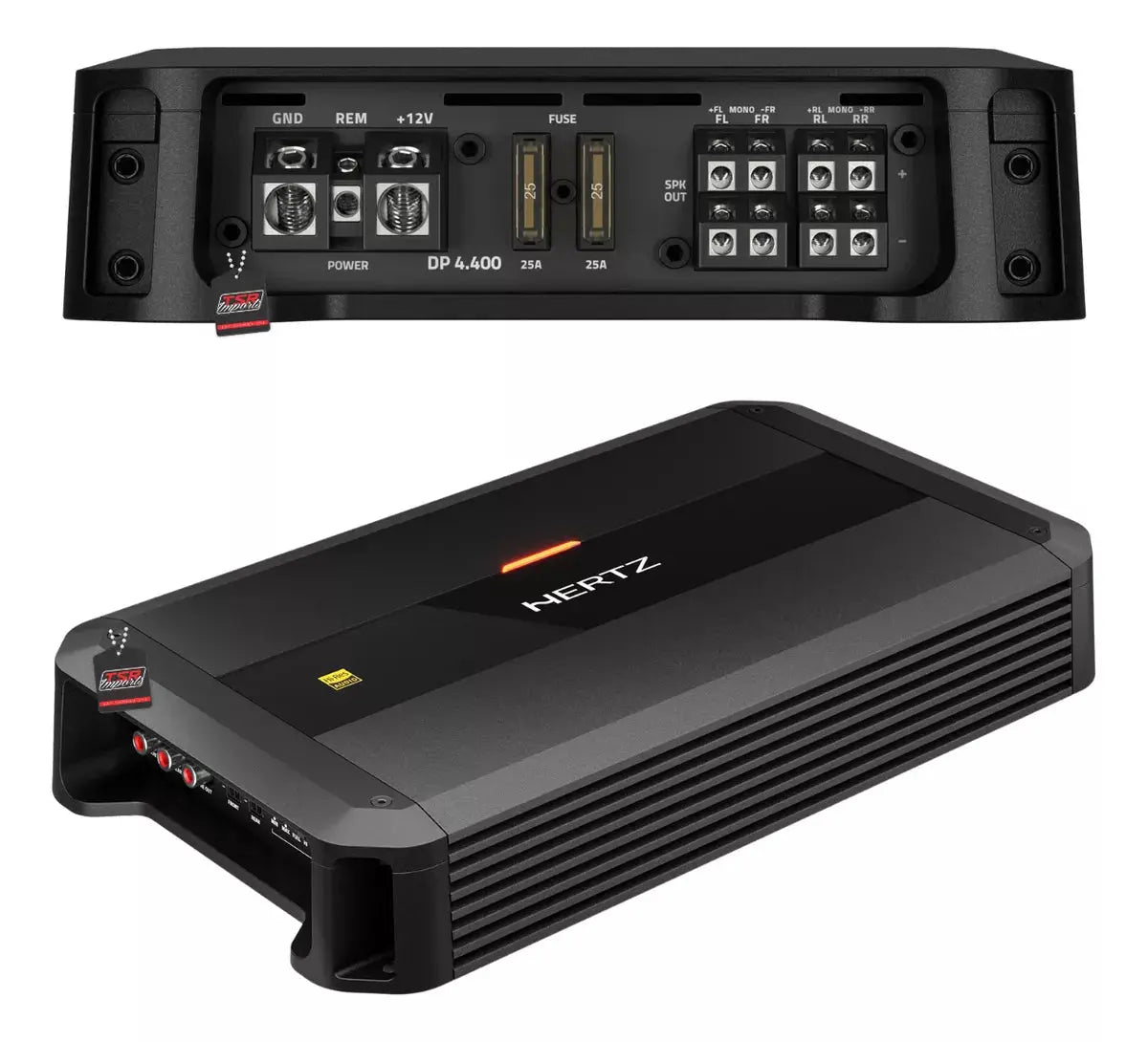Amplificador Hertz DP4.400 4 canais classe AB Tech Audio Pró